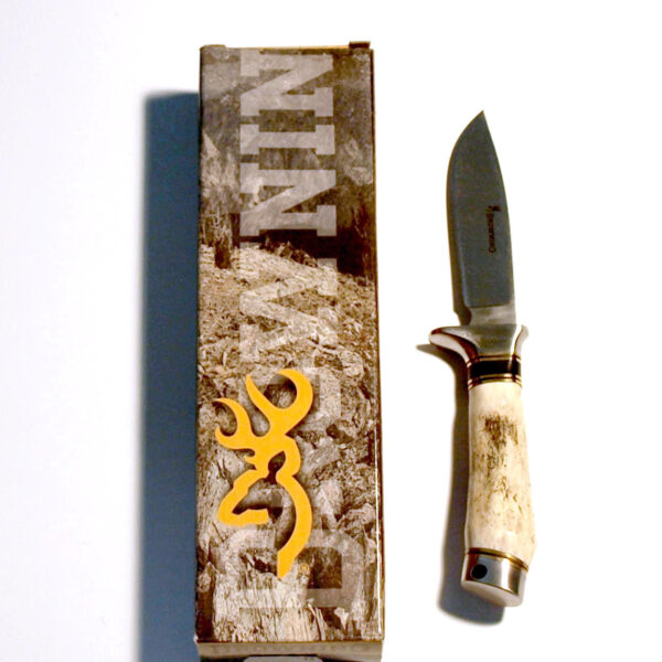 Browning Nontypical Stag Knife - Manico in osso