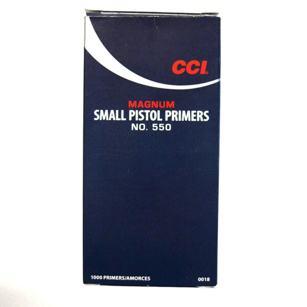 CCI Small Pistol Magnum No. 550 - 1000 pz