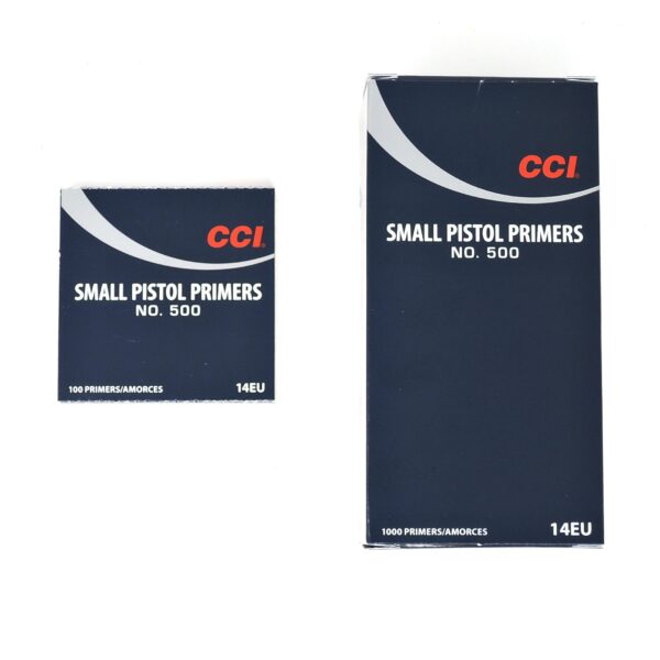 CCI Small Pistol No. 500 - 1000 pz
