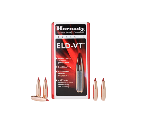 Palle Hornady ELD-VT - Cal. 224" 62 gr 22762 - 100 pz