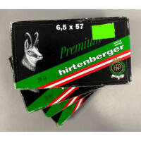 CARTUCCE HIRTENBERGER PREMIUM CAL. 6,5X57 NOSLER 125GR