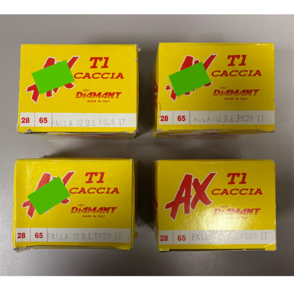 CARTUCCE A PALLA DIAMANT T1 AX CAL. 28/65