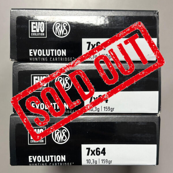 CARTUCCE RWS EVOLUTION CAL. 7X64 159GR