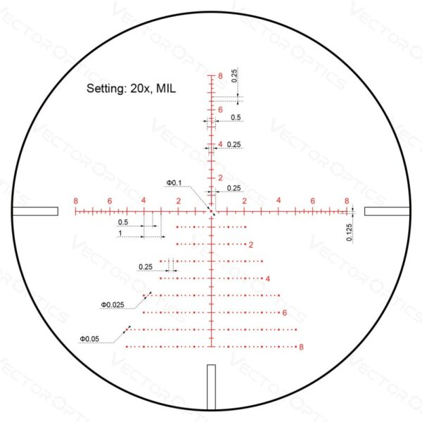 Vector Optics - Continental 8x 4-32x56 Tactical