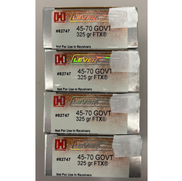 CARTUCCE HORNADY LEVER EVOLUTION CAL 45-70 GOVT 325GR