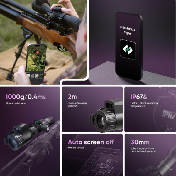Hikmicro - Cannocchiale digitale day&night ALPEX 4K Lite A40E - immagine 5