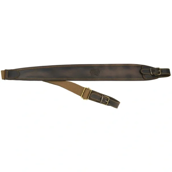 Artipel - Cinghia in pelle per carabina con neoprene (BR12)
