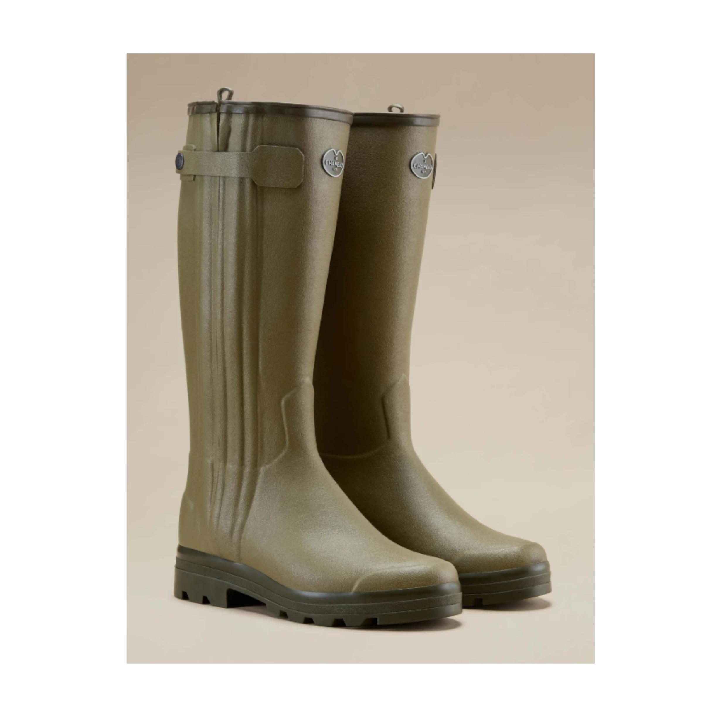 LE CHAMEAU STIVALI CHASSEUR CUIR (1178) VERDE N. 44