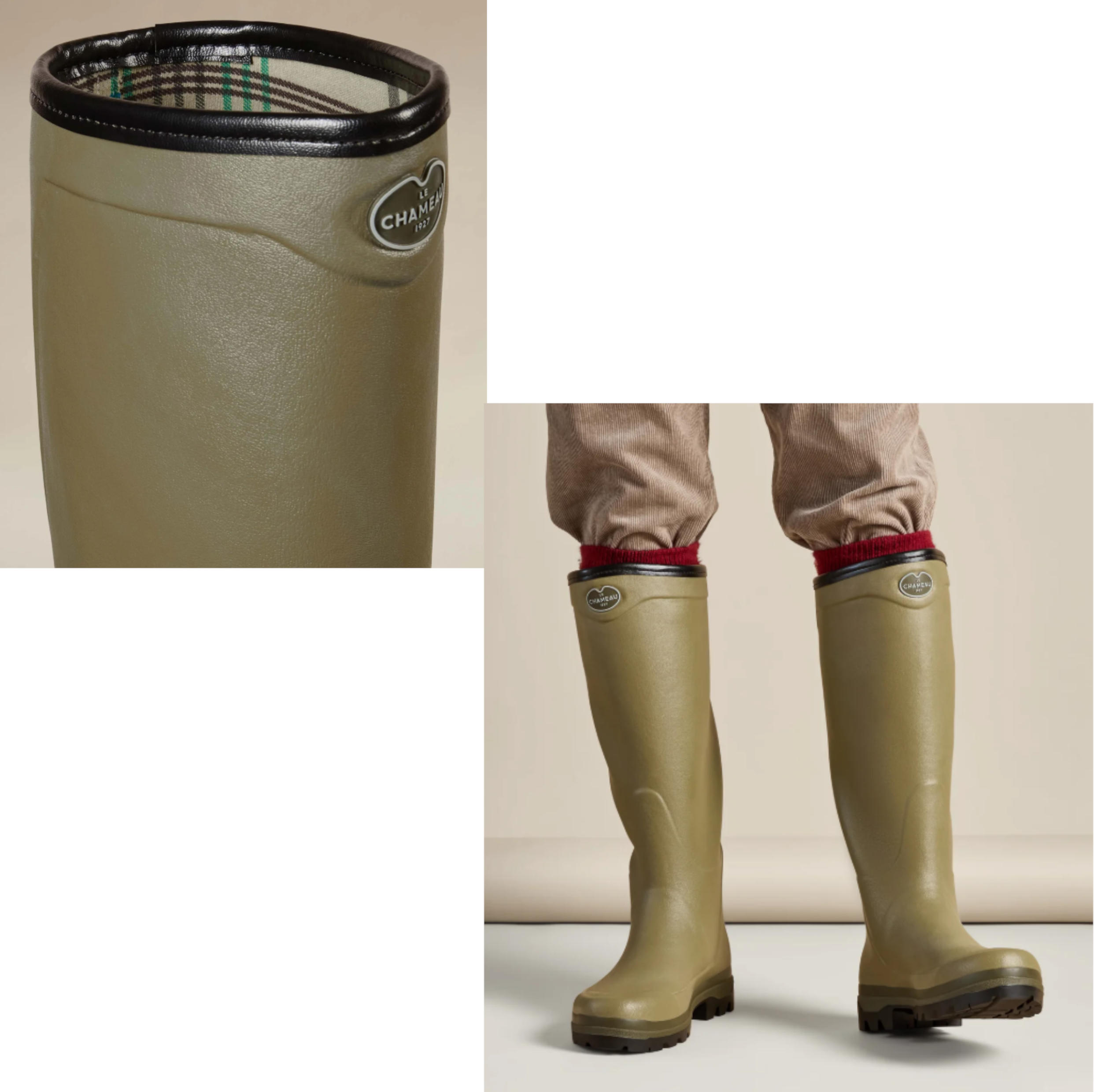 LE CHAMEAU STIVALI COUNTRY CROSS JERSEY (2913) VERDE - immagine 2