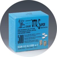 Gualandi - Borre Micro-Bior con cartoncino Otto Super Minicaccia per bossoli in ottone - Cal. 8 mm
