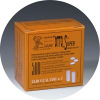 Gualandi - Borre Micro-Container con cartoncino Otto Super Minicaccia per bossoli in plastica - Cal. 8 mm