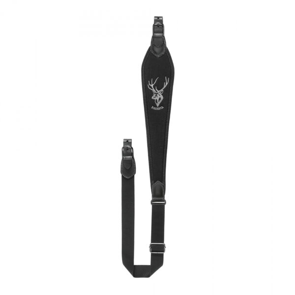 Riserva - Tracolla per carabina in Cordura con ricamo Cervo Nera (R9124)