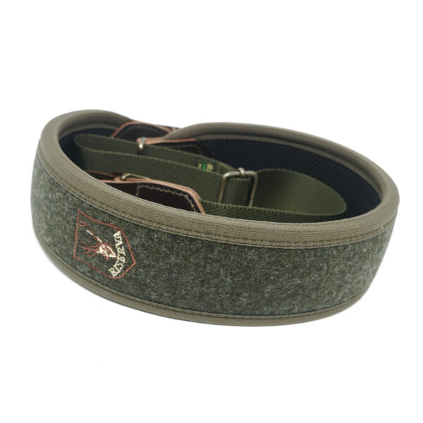 Riserva - Tracolla Carabina regolabile in loden e neoprene (R4027)