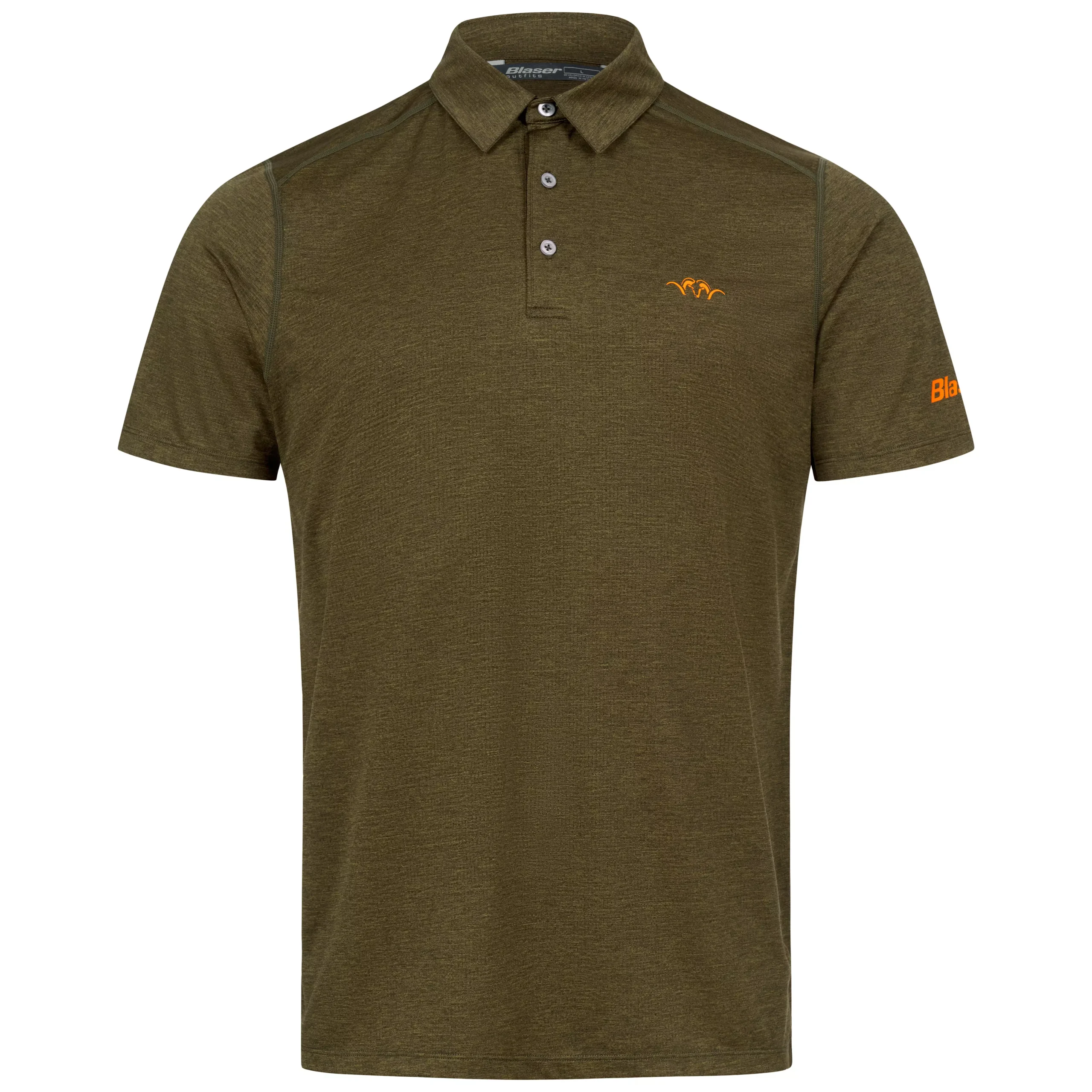 BLASER Men's Competition Polo Shirt 23 (Dark Olive - Uomo)