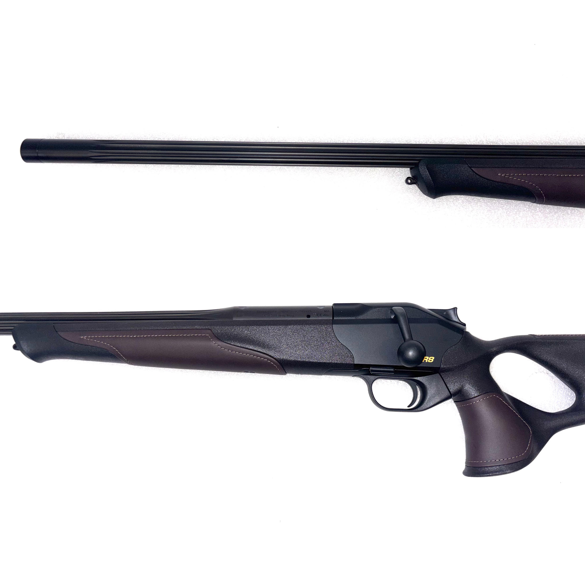 Blaser R8 Ultimate Leather/Pelle cal. 300 Win Mag Thambhole Cuoio Canna Scanalata MANCINA - immagine 2