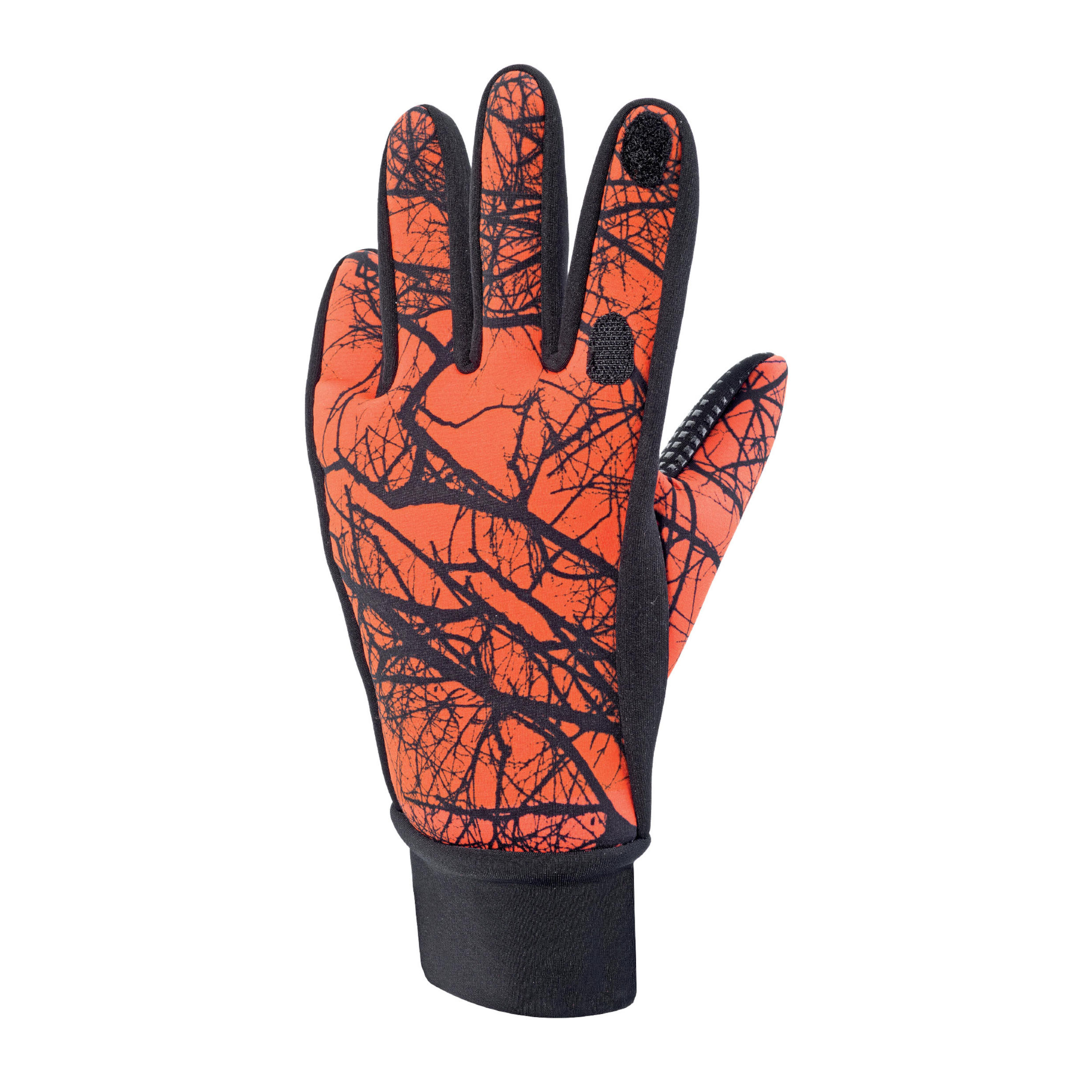 Riserva Guanti da tiro invernale taglio indice dx e sx (Arancio - Rami) R2367