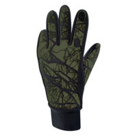 Riserva Guanti da tiro invernale taglio indice dx e sx (Verde - Rami) R2366